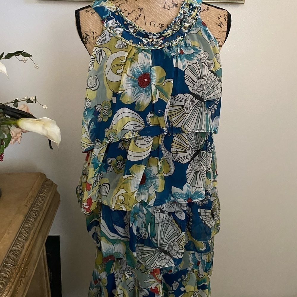 LOLA P Top and Skirt Multi Color Size XL New With Tags.
